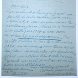 Autour d’Alberto Giacometti